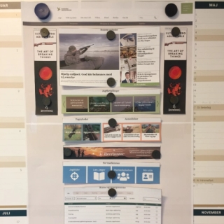 Redesign af forsiden på jaegerforbundet.dk